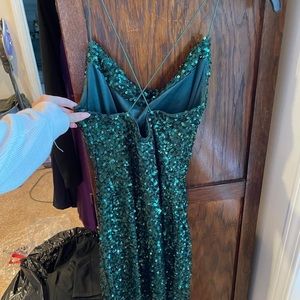 Dark Green Dress